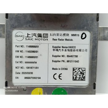 Recambio de sensor para mg zs comfort referencia OEM IAM 11489899  