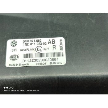 Recambio de faro antiniebla derecho para volkswagen golf vii lim. sport by r-line bluemotion referencia OEM IAM 5G0941662  