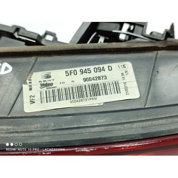 Recambio de piloto trasero derecho interior para seat leon (5f1) style referencia OEM IAM 5F0945094D  