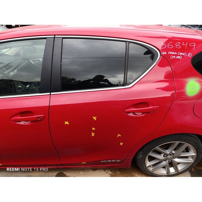 Recambio de puerta trasera izquierda para lexus ct 200h referencia OEM IAM 6700476010  
