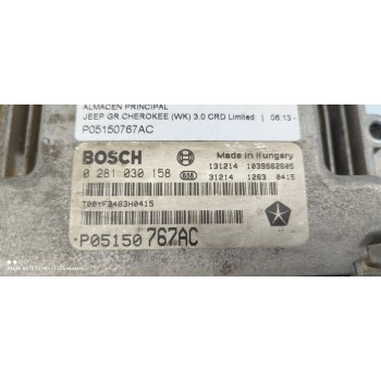 Recambio de centralita motor uce para jeep gr.cherokee (wk) 3.0 crd limited referencia OEM IAM P05150767AC  