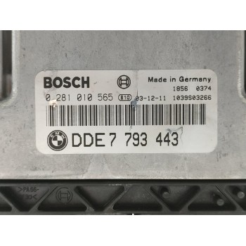 Recambio de centralita motor uce para bmw serie 3 berlina (e46) 320d referencia OEM IAM 0281010565  
