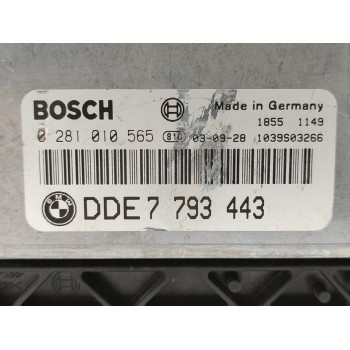 Recambio de centralita motor uce para bmw serie 3 berlina (e46) 320d referencia OEM IAM 0281010565  