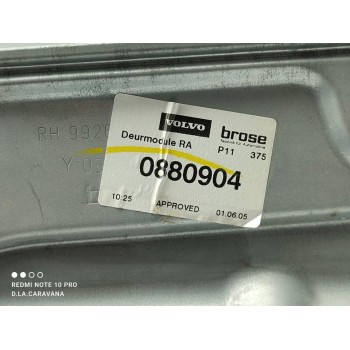 Recambio de elevalunas trasero derecho para volvo s40 berlina 1.6 d kinetic referencia OEM IAM 8979083  