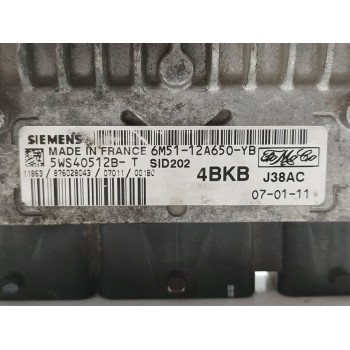 Recambio de centralita motor uce para ford focus berlina (cap) ambiente (d) referencia OEM IAM 6M5112A650YB  