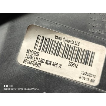 Recambio de faro izquierdo para jeep gr.cherokee (wk) 3.0 crd limited referencia OEM IAM 68144709AD  