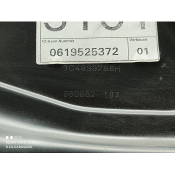 Recambio de elevalunas trasero derecho para volkswagen passat berlina (3c2) advance referencia OEM IAM 3C4839756H  