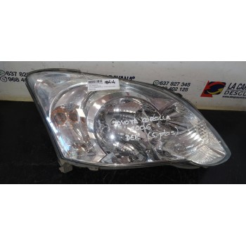 Recambio de faro derecho para toyota corolla (e12) 1.4 d-4d luna compact referencia OEM IAM 89900169  