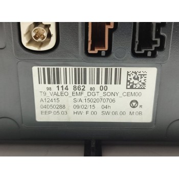 Recambio de pantalla multifuncion para peugeot 308 active referencia OEM IAM 9811486280  