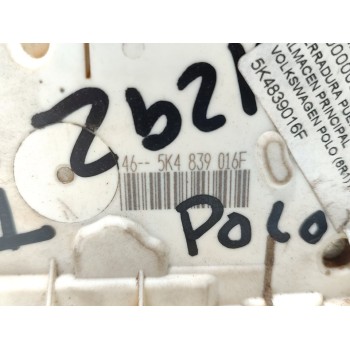 Recambio de cerradura puerta trasera derecha para volkswagen polo (6r1) advance referencia OEM IAM 5K4839016F  