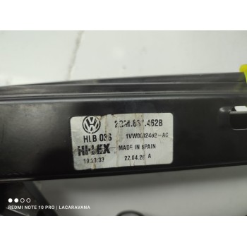 Recambio de elevalunas delantero derecho para volkswagen t-cross life referencia OEM IAM 2GM837462B  