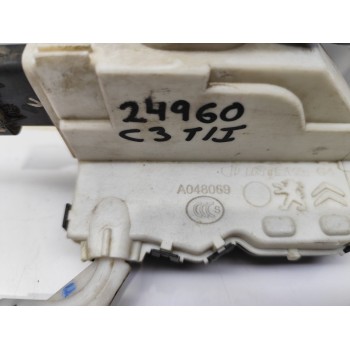 Recambio de cerradura puerta trasera izquierda para citroën c3 exclusive referencia OEM IAM 006248  