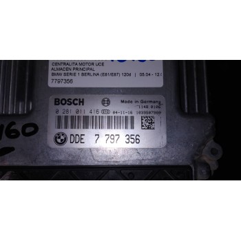 Recambio de centralita motor uce para bmw serie 1 berlina (e81/e87) 120d referencia OEM IAM 7797356  