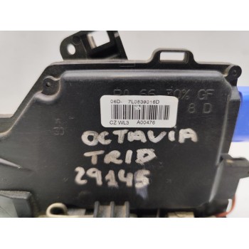 Recambio de cerradura puerta trasera derecha para skoda octavia berlina (1z3) active referencia OEM IAM 7L0839016D  