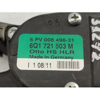 Recambio de potenciometro pedal para volkswagen polo (6r1) advance referencia OEM IAM 6Q1721503M  