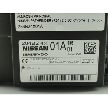 Recambio de modulo electronico para nissan pathfinder (r51) 2.5 dci chrome referencia OEM IAM 284B24X01A  