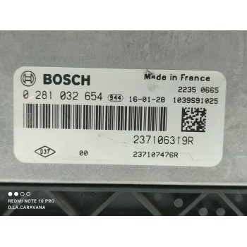 Recambio de centralita motor uce para renault clio iv dynamique referencia OEM IAM 0281032654  