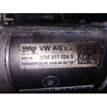 Recambio de motor arranque para audi a3 sportback (8vf) design edition referencia OEM IAM 02M911024S  