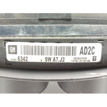 Recambio de cuadro instrumentos para opel insignia berlina cosmo referencia OEM IAM 22956342  