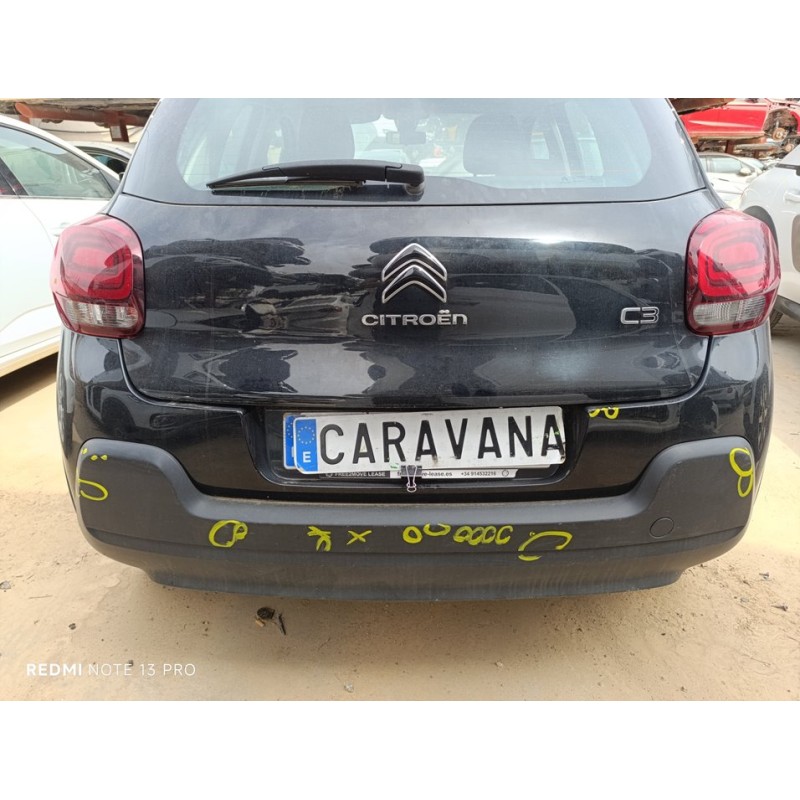 Recambio de paragolpes trasero para citroën c3 feel pack referencia OEM IAM 1618082980  