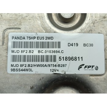 Recambio de centralita motor uce para fiat panda (169) 55kw referencia OEM IAM 51896811  