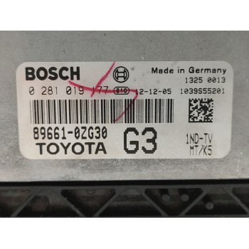 Recambio de centralita motor uce para toyota auris active referencia OEM IAM 0281019177  