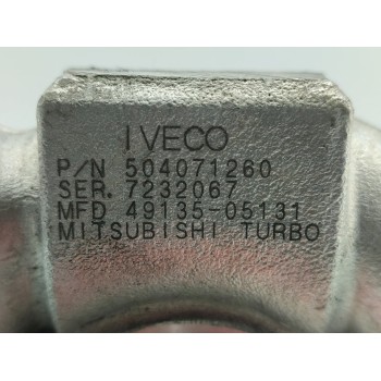 Recambio de turbocompresor para fiat ducato caja cerrada 33 (06.2006 =>) l1h1 120 multijet referencia OEM IAM 504071260  