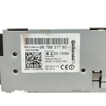 Recambio de sistema audio / radio cd para peugeot 508 sw active referencia OEM IAM 9676837780  