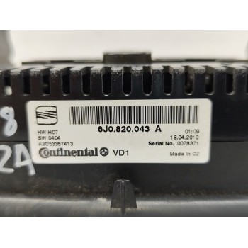 Recambio de mando climatizador para seat ibiza (6j5) sport referencia OEM IAM 6J0820043A  