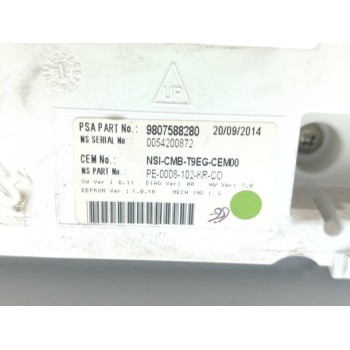 Recambio de cuadro instrumentos para peugeot 308 sw access referencia OEM IAM 9807588280  