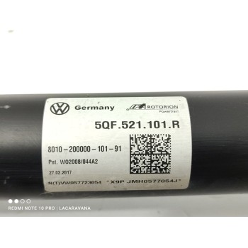 Recambio de transmision central para skoda kodiaq ambition 4x4 referencia OEM IAM 5QF521101R  