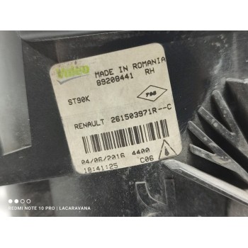 Recambio de faro antiniebla derecho para renault kadjar experience referencia OEM IAM 261503971R  