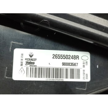 Recambio de piloto trasero izquierdo interior para renault megane iv berlina 5p intens referencia OEM IAM 265550248R  