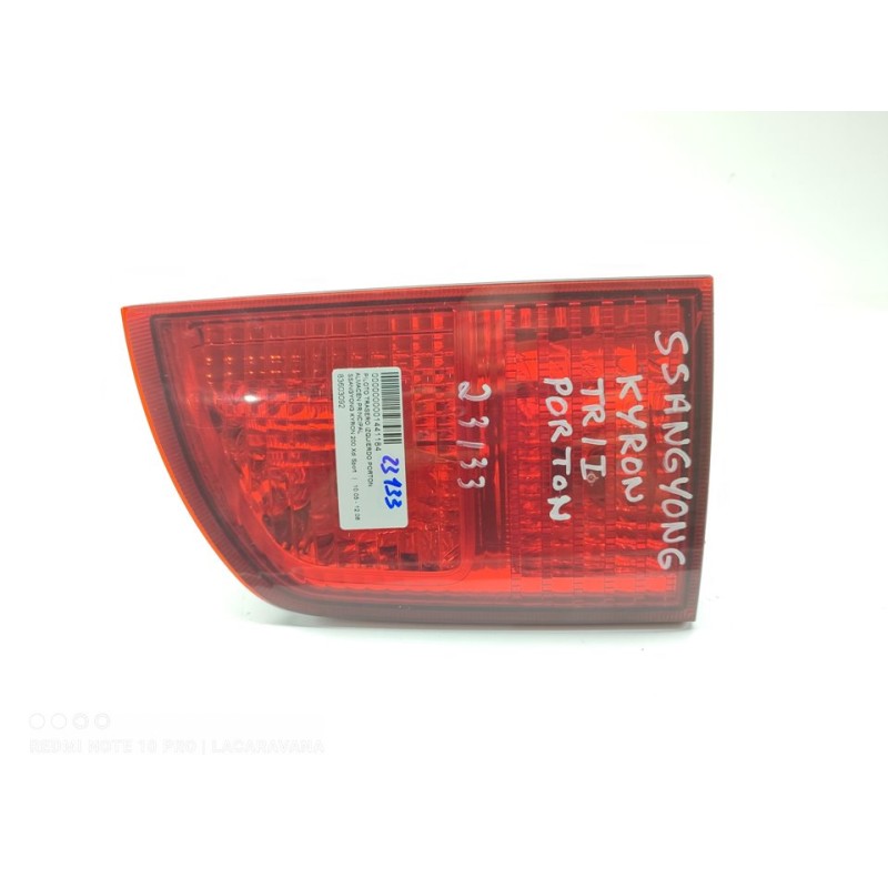Recambio de piloto trasero izquierdo interior para ssangyong kyron 200 xdi sport referencia OEM IAM 83603092  