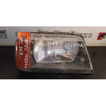 Recambio de faro derecho para opel ascona c referencia OEM IAM 90195538FY  