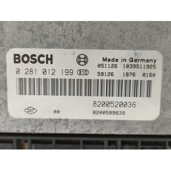 Recambio de centralita motor uce para renault laguna ii (bg0) dynamique referencia OEM IAM 0281012199  