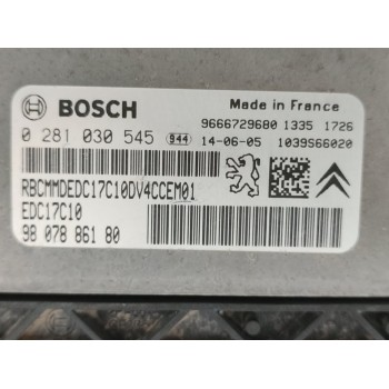 Recambio de centralita motor uce para peugeot 208 access referencia OEM IAM 0281030545  