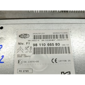 Recambio de sistema audio / radio cd para peugeot 2008 (--.2013) style referencia OEM IAM 9811066580  