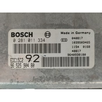 Recambio de centralita motor uce para citroën c8 2.0 hdi x referencia OEM IAM 0281011334  