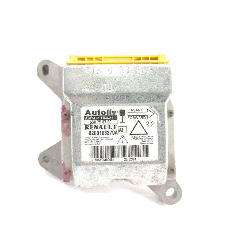 Recambio de centralita airbag para renault laguna ii (bg0) 1.9 dci diesel referencia OEM IAM 550758700  