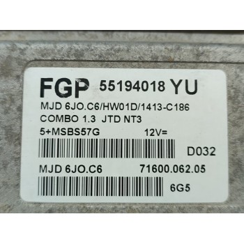 Recambio de centralita motor uce para opel combo (corsa c) familiar referencia OEM IAM 55194018  
