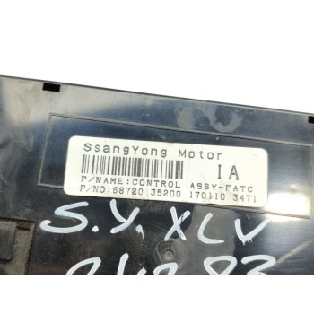 Recambio de mando calefaccion / aire acondicionado para ssangyong xlv crystal 4x2 referencia OEM IAM 6872035200  