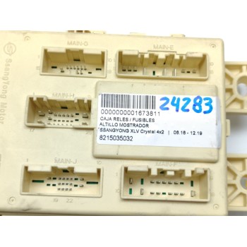 Recambio de caja reles / fusibles para ssangyong xlv crystal 4x2 referencia OEM IAM 8215035032  