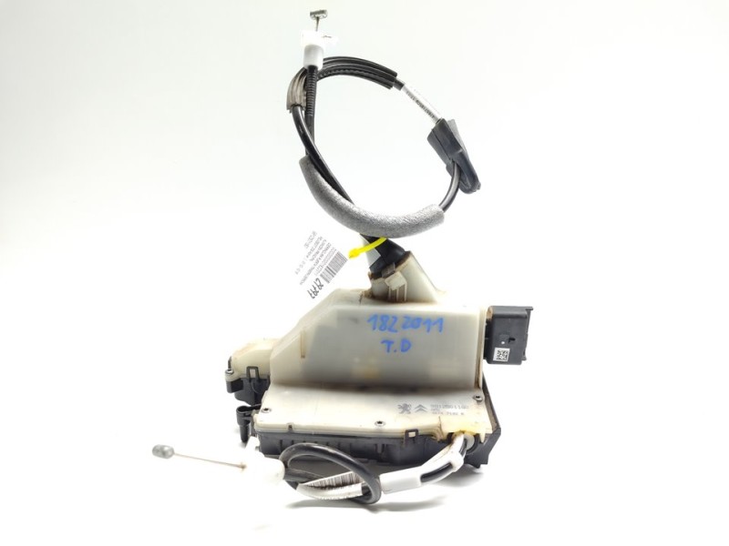Recambio de cerradura puerta trasera derecha para peugeot 208 active referencia OEM IAM 9812501180  