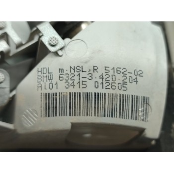 Recambio de piloto trasero derecho interior para bmw x3 (e83) 3.0 turbodiesel cat referencia OEM IAM 63213420204  