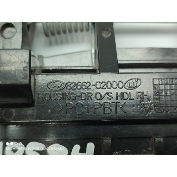 Recambio de maneta exterior trasera derecha para hyundai atos (mx) gls referencia OEM IAM 8266202000  