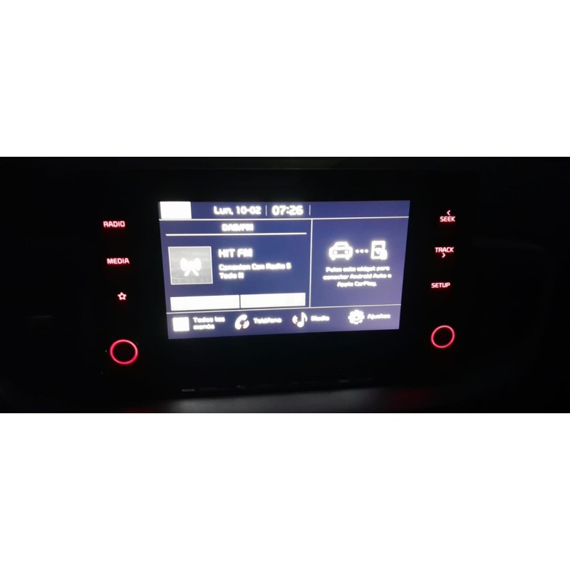 Recambio de pantalla multifuncion para kia xceed tech referencia OEM IAM 96160J7711WK  