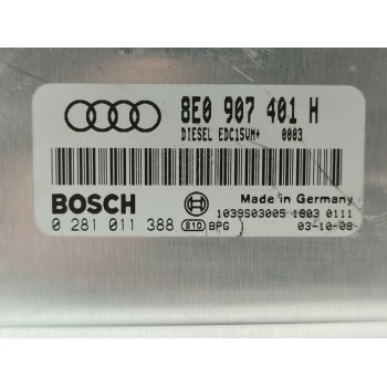 Recambio de centralita motor uce para audi a4 berlina (8e) 2.5 tdi (120kw) referencia OEM IAM 0281011388  
