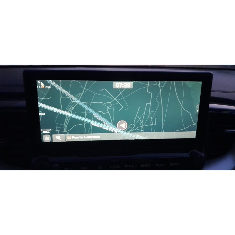 Recambio de pantalla multifuncion para kia ceed tech referencia OEM IAM 96560J7670WK  