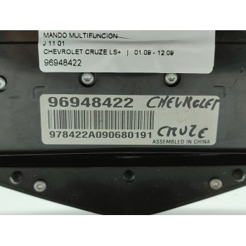 Recambio de mando multifuncion para chevrolet cruze ls+ referencia OEM IAM 96948422  